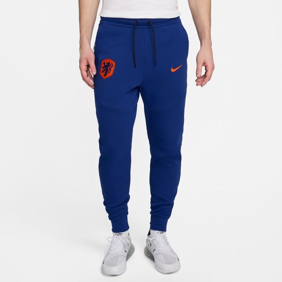 Holland Sweatpants NSW Tech Fleece - Deep Royal Blue/Safety Orange