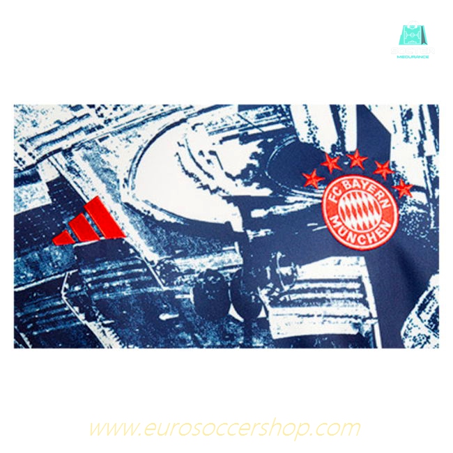 2023-2024 Bayern Munich Pre-Match Warm Up Top (Off White)