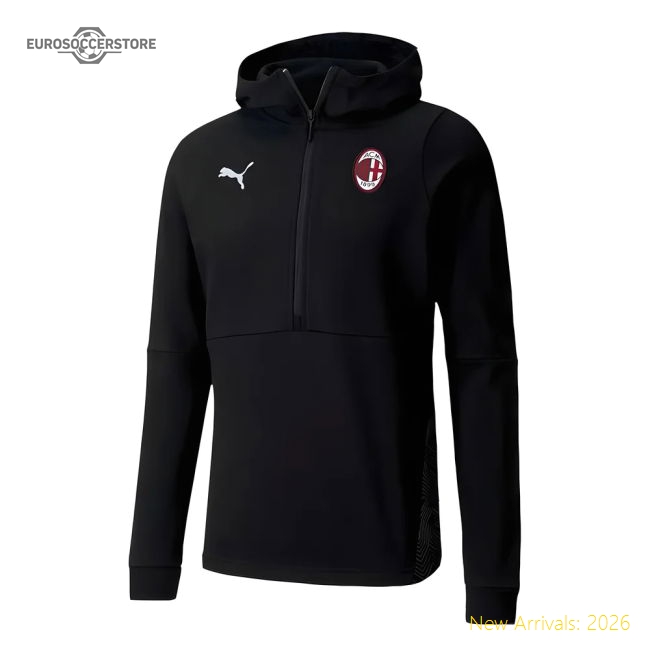 Match-Day Premium 2020-2021 Ac Milan Casuals Hoody (Black)