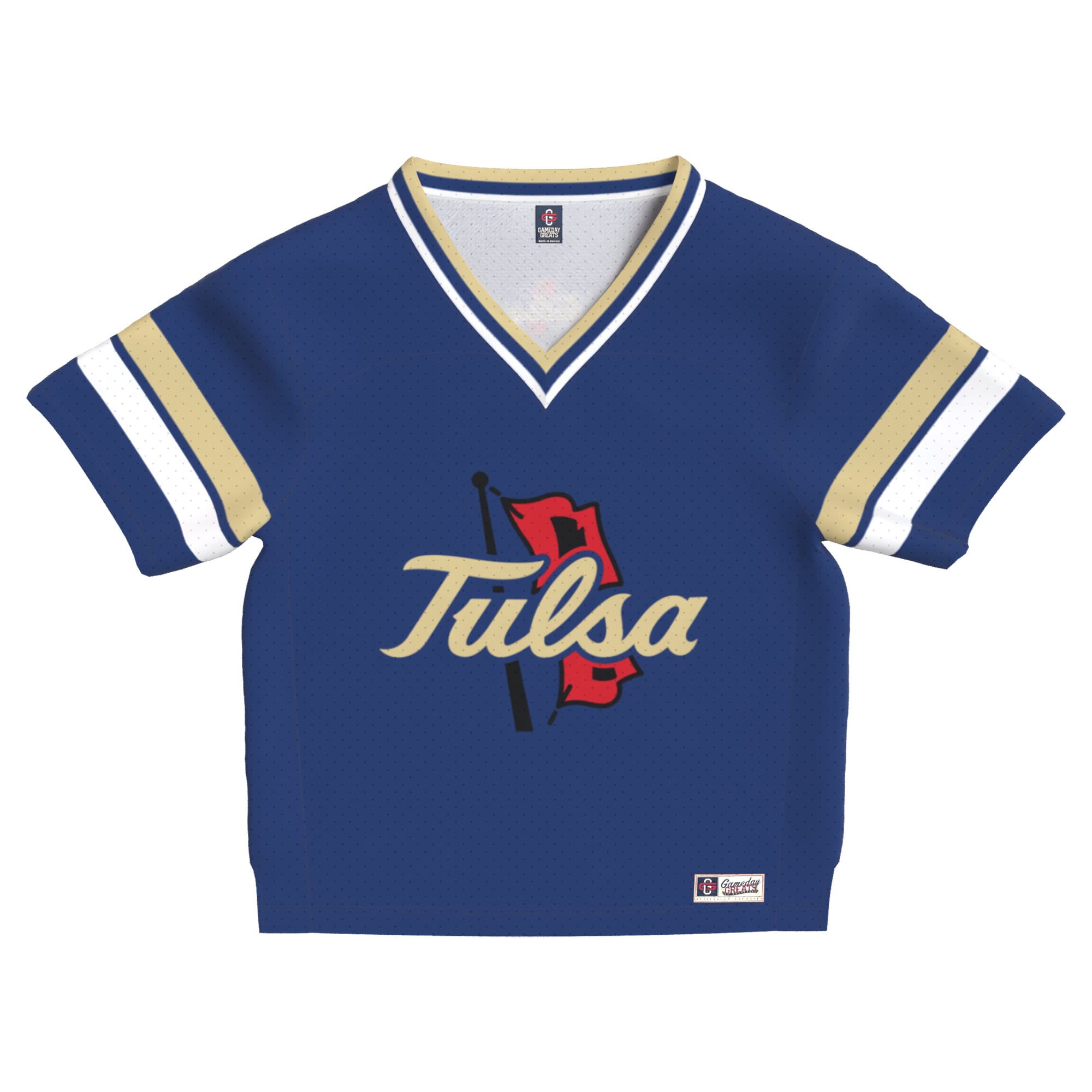 Toddler Royal Tulsa Golden Hurricane Lightweight Collegiate Football Fashion Jersey