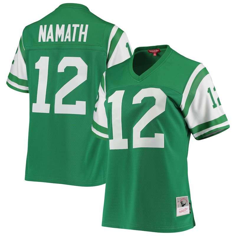 None Joe Namath NY Jets Championship Premium-Quality Jersey Game Day W