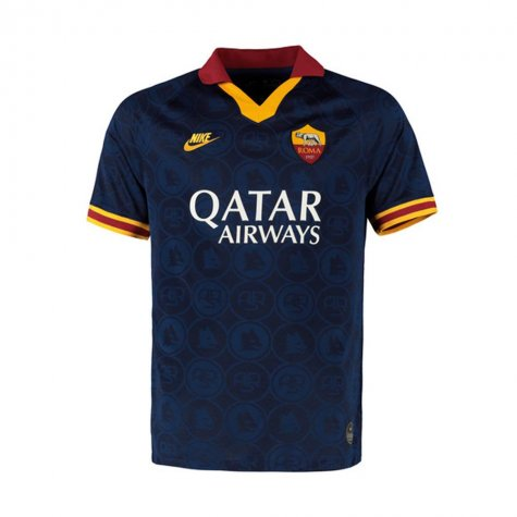 201920 AS Roma Third Navy 10 TOTTI Shirt - Official Replica 5907