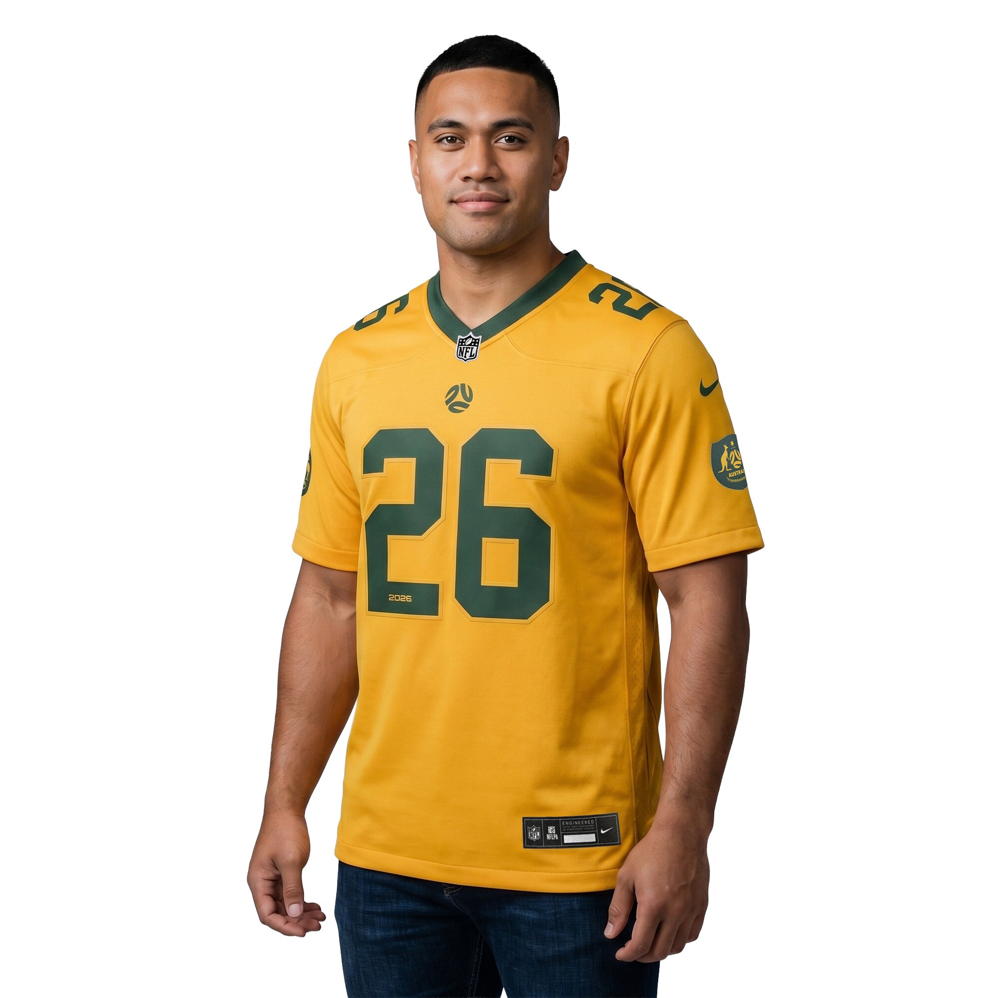 [SJH] Australia National Team x NFL Game Jersey - Gold