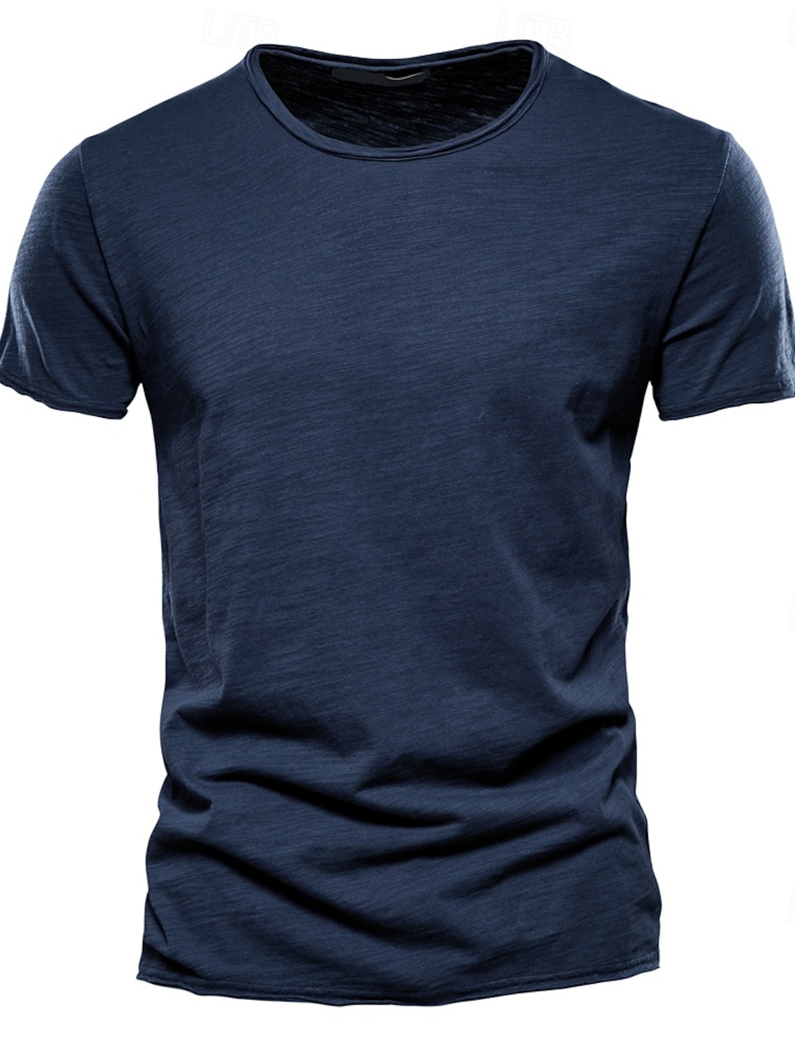 Men's T Shirt Tee Top Short Sleeves Crew Neck Summer Plain Fashion