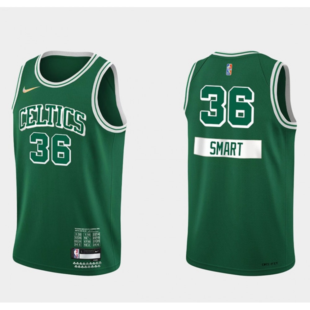 Boston Celtics 36 Jersey Green - Game Day Essential