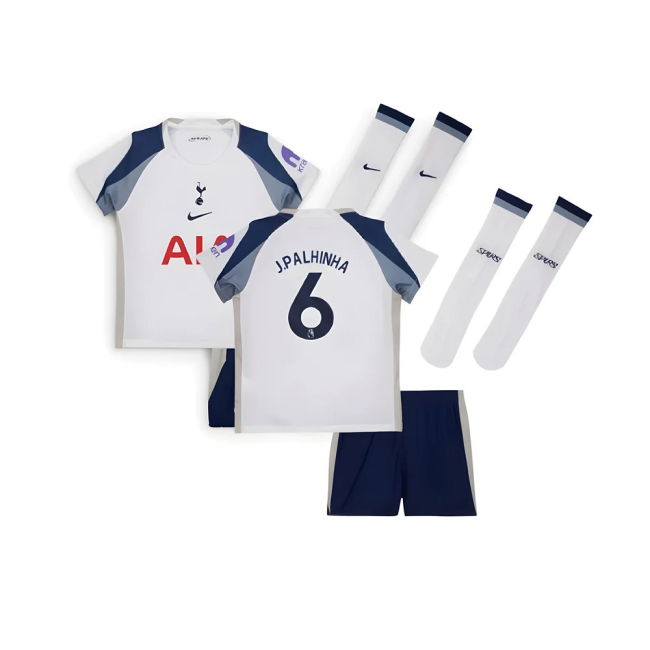 Tottenham Home Jersey 2025-20 Palhinha 6 L M S Kids