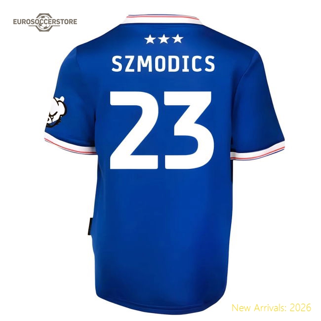 2025-2026 Ipswich Town Home Shirt - Kids (Szmodics 23)