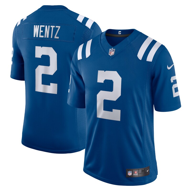 None Carson Wentz IND Colts Vintage Genuine Jersey Game Day Wear