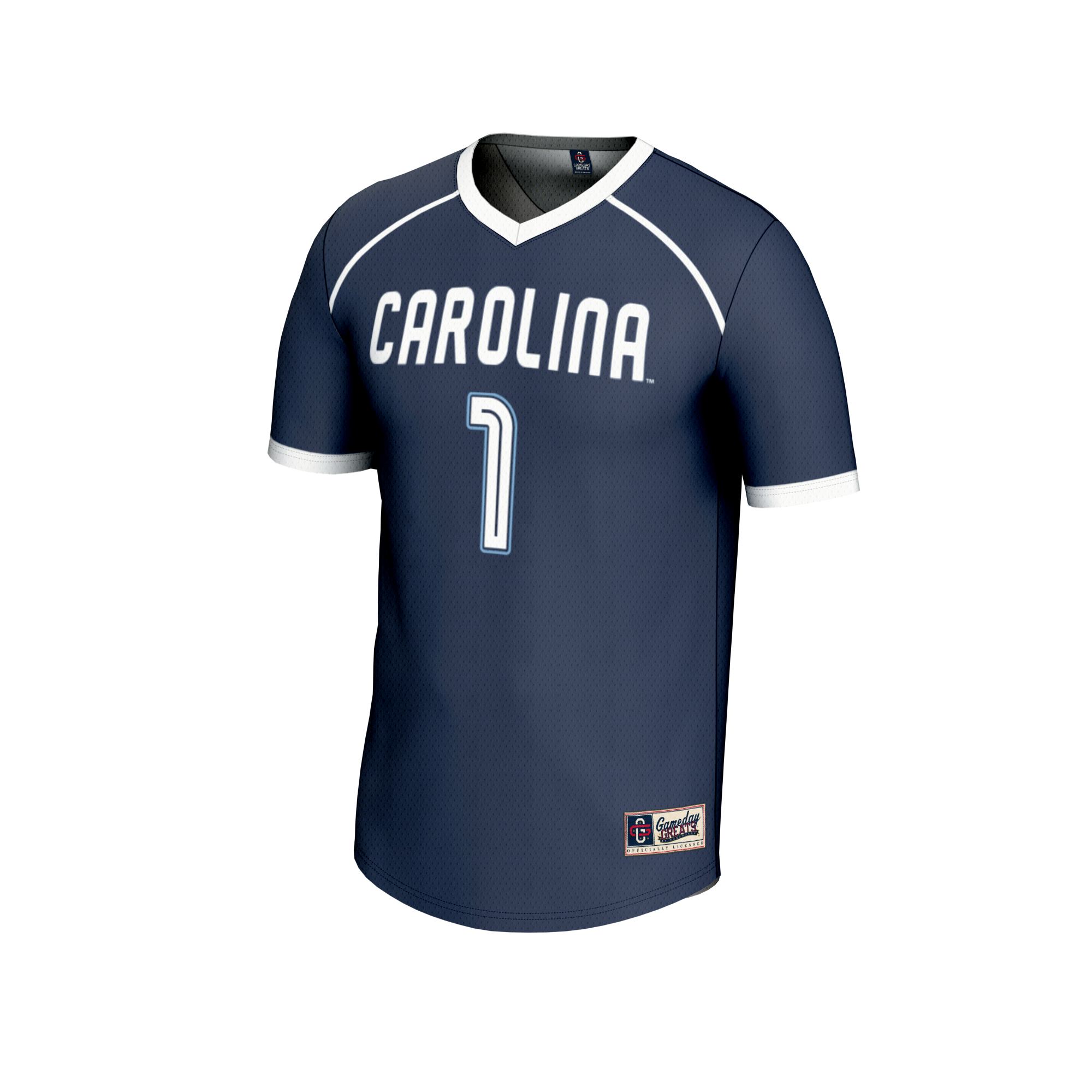 [NJP] North Carolina Tar Heels GameDay Greats Unisex Lightweight Women's Lacrosse Fashion Jersey - Navy