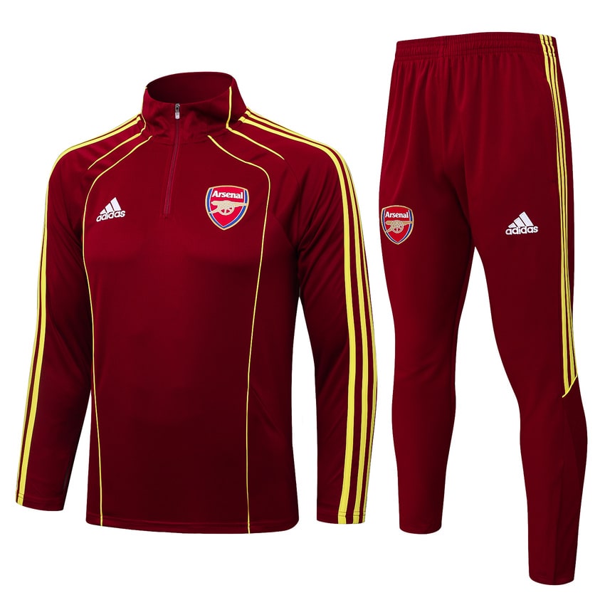 Arsenal Training Tracksuit 2025 2026 Dark Red