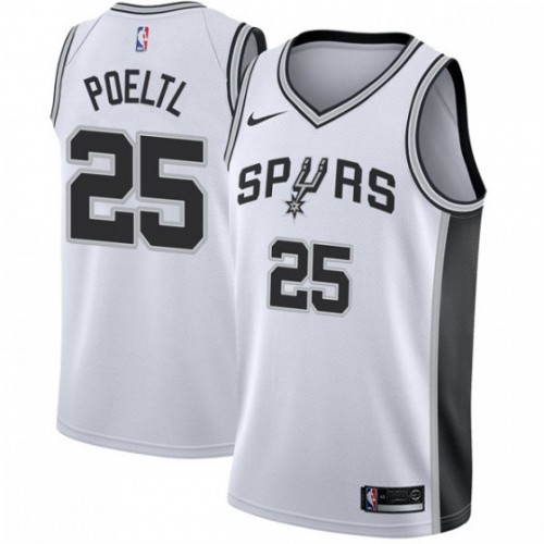 White Nike Antonio Spurs #25 Jersey - Moisture-Wicking Premium Quality
