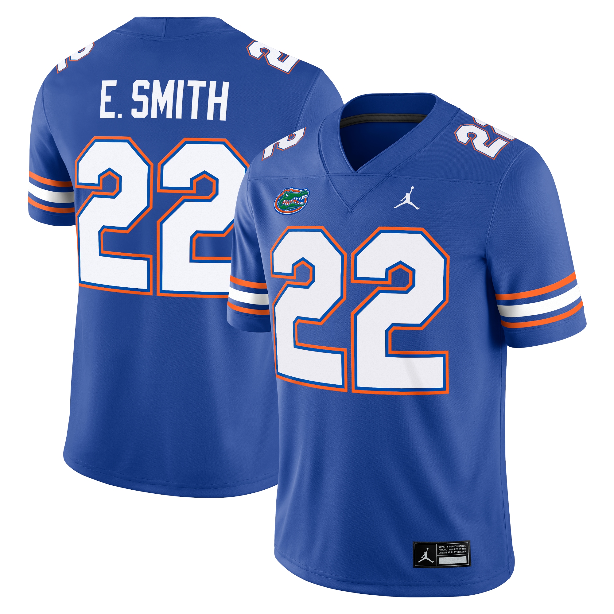 [NJP] Women's Emmitt Smith Florida Gators Alumni Player Game Jersey - Royal