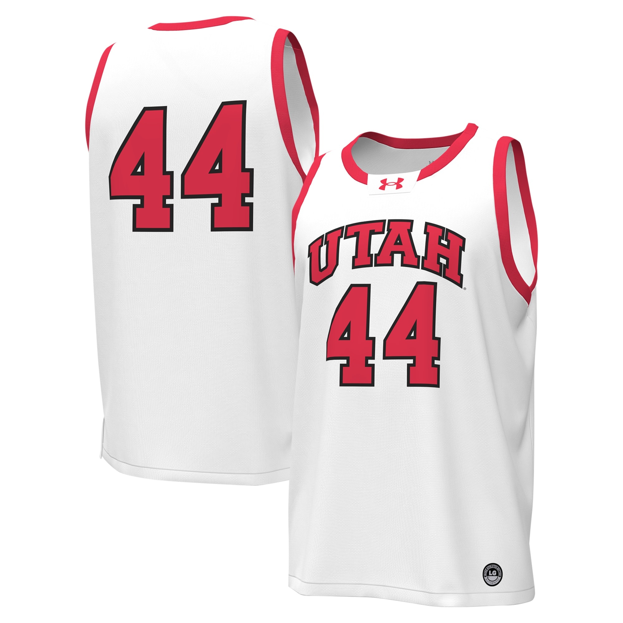[NJP] Utah Utes Replica Basketball Jersey - White