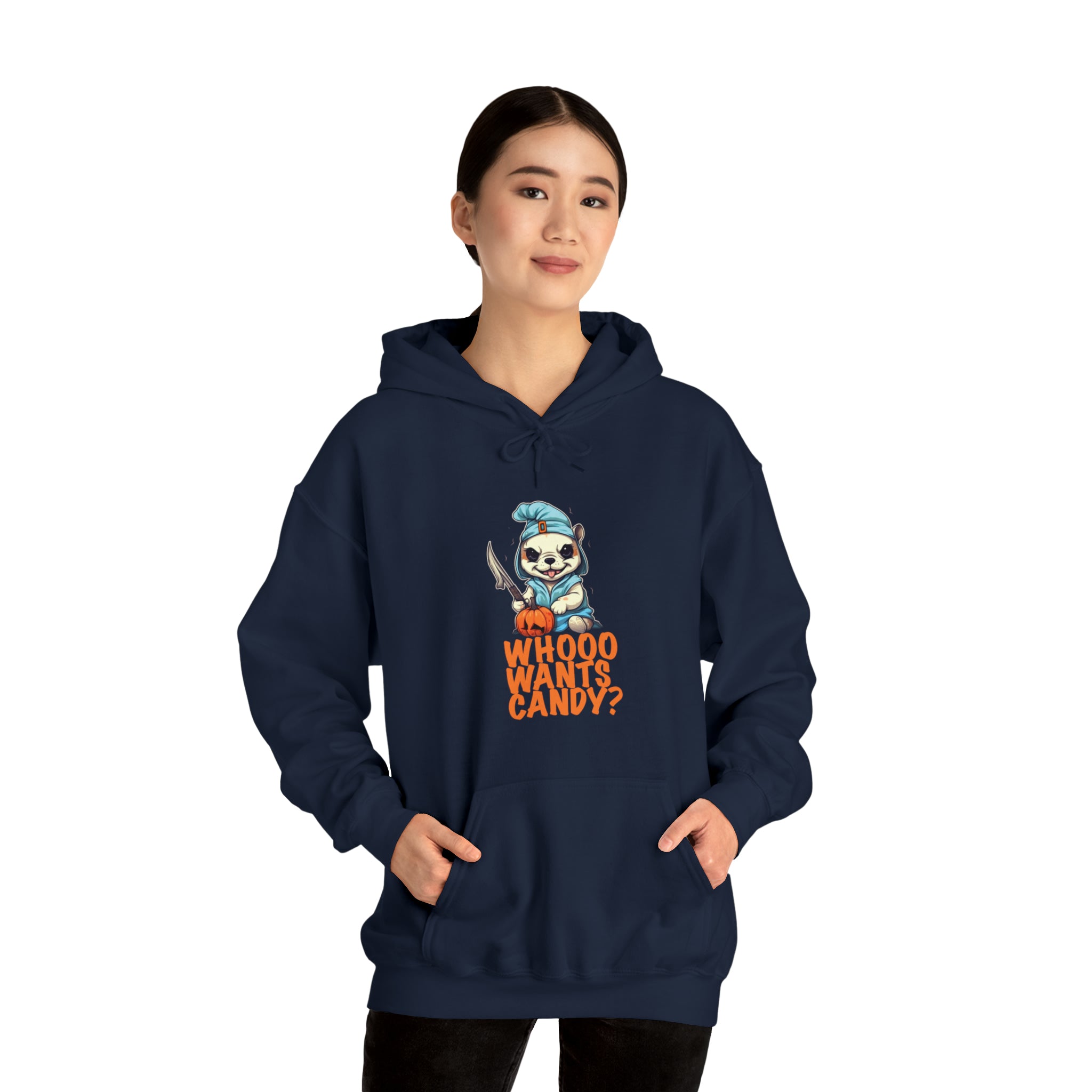 Whoo Wants Candy Halloween Unisex Hoodie
