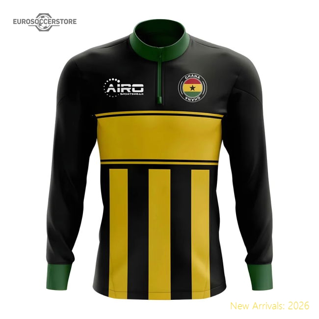 Premium-grade African Stars Concept Football Half Zip Midlayer Top
