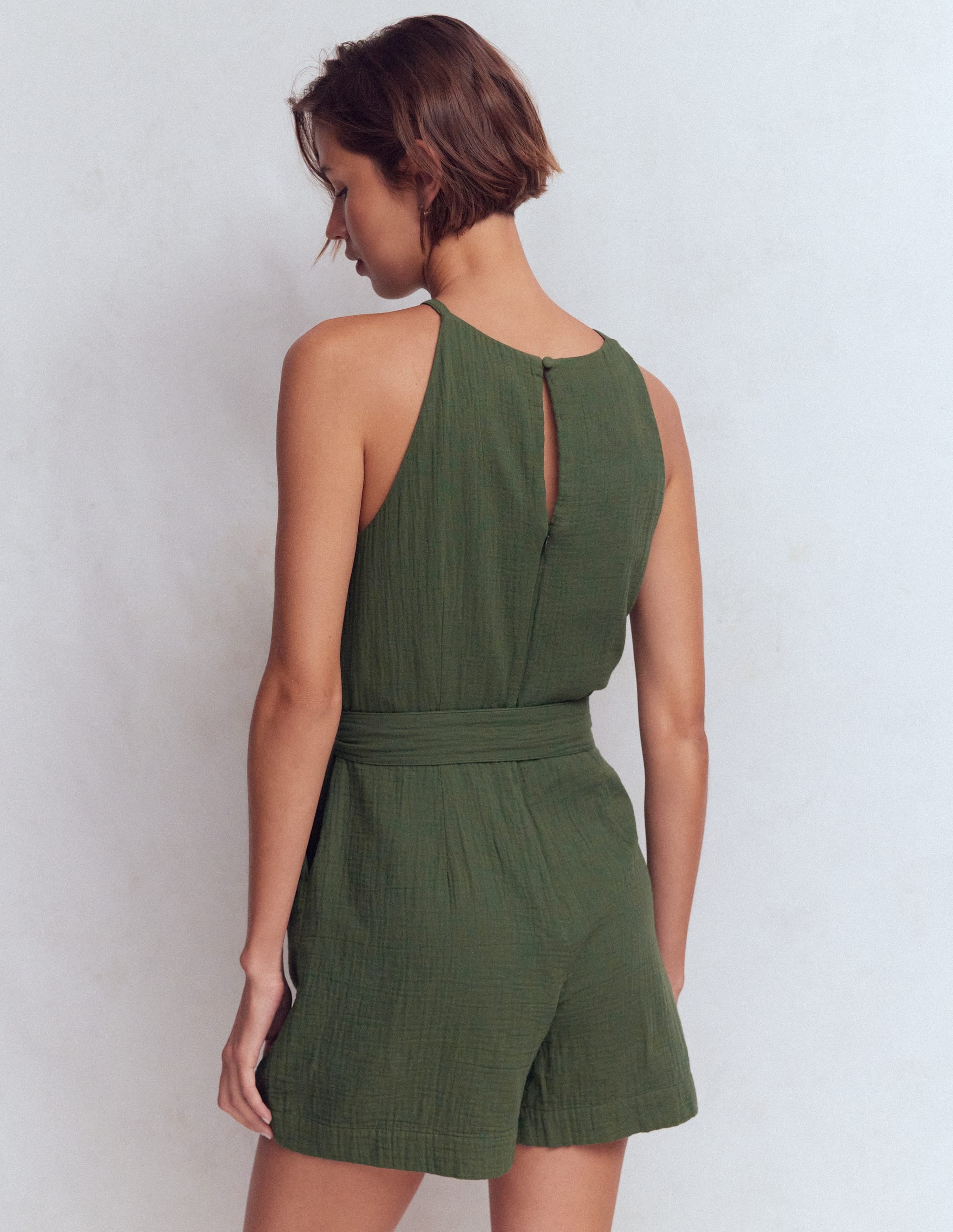 Rosa Double Cloth Playsuit