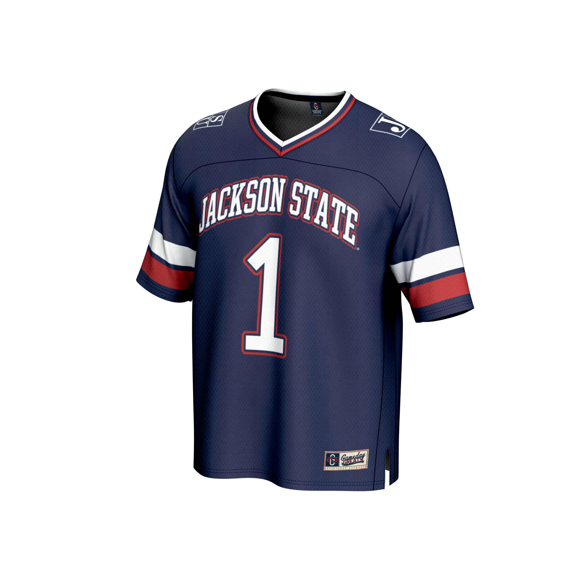 [DDG] Jackson State Tigers GameDay Greats Youth Collegiate Football Fashion Jersey - Royal