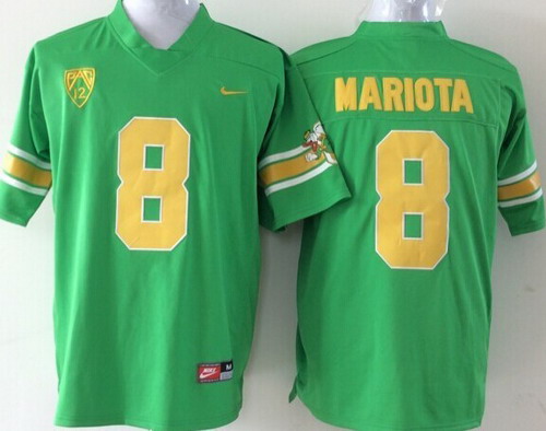 stitched Men's None Marcus Mariota #8 Green 1994 Football Jersey