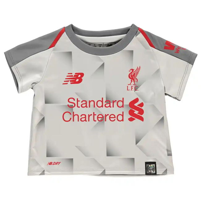 Liverpool Genuine 2018-2019 Liverpool Third Baby Kit Breathable Fabric
