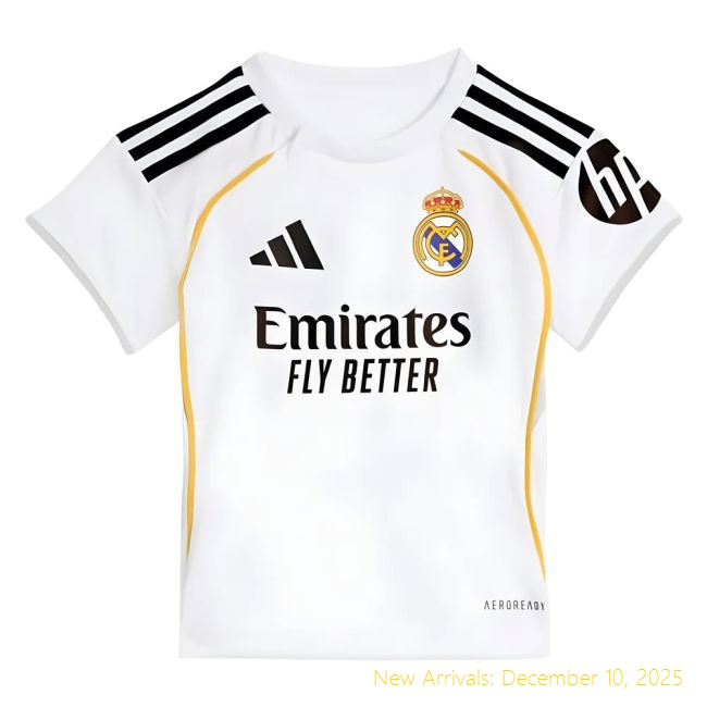 2025-2026 Real Madrid Home None - Performance Soccer - Elite, Jersey