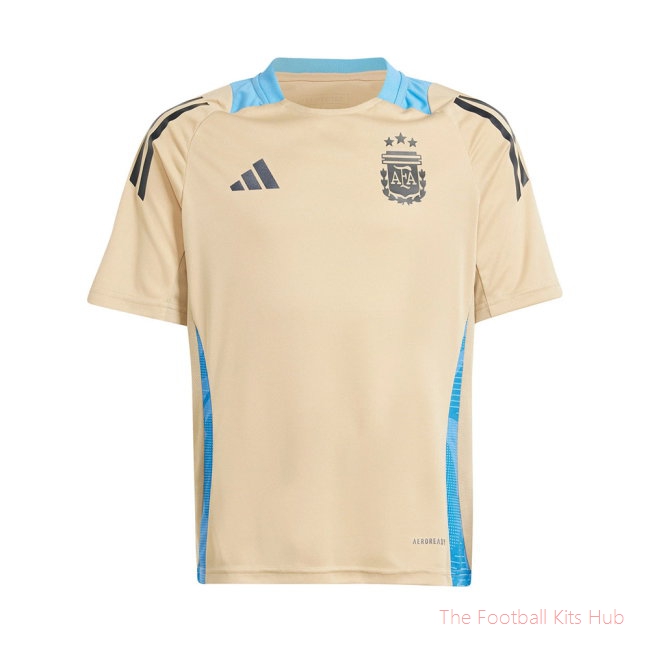 2024-2025 Argentina Training Jersey (Hazy Beige)