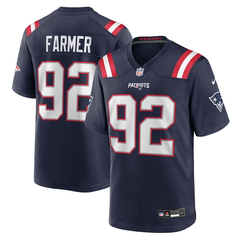 None Joshua Farmer New England Patriots Football Franchise Collecto...