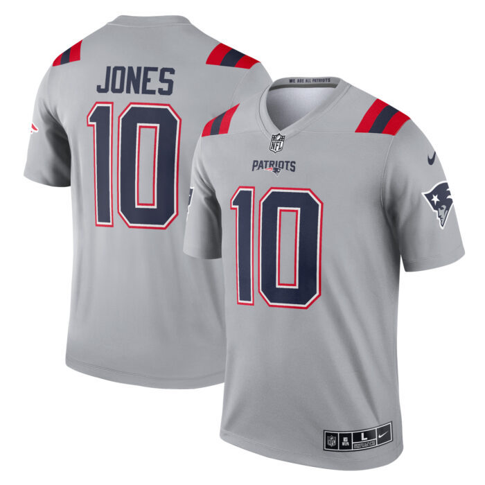 None Men's Record-Breaker NE Patriots Premium-Quality Jersey