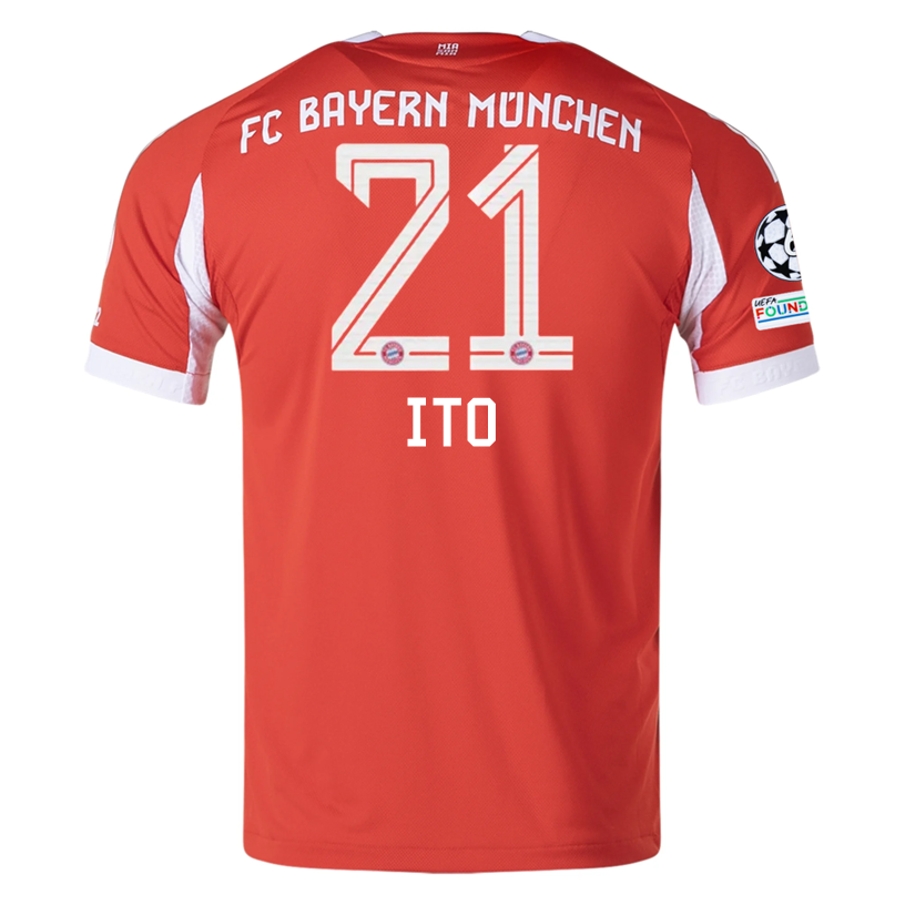 Bayern Munich Ito 2025-2026 UCL Home Jersey – Authentic Shirt