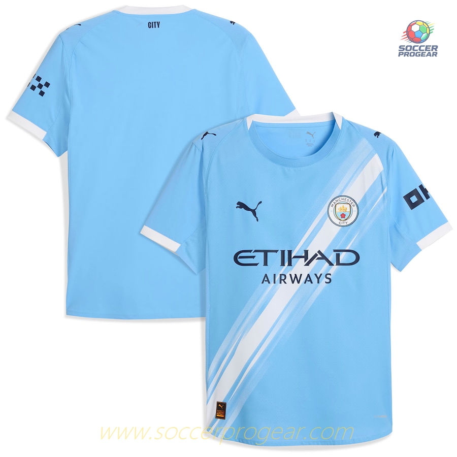 Manchester City Home Match Shirt 2025-26 Edition