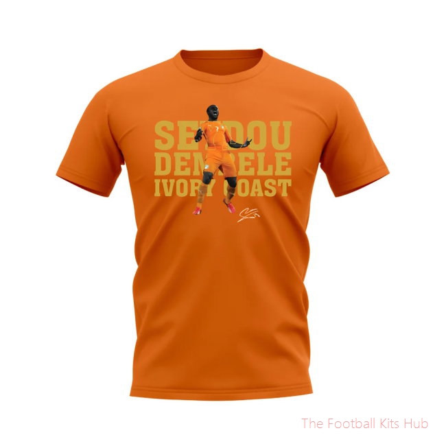Seydou Doumbia Ivory Coast Player Tee (Orange)