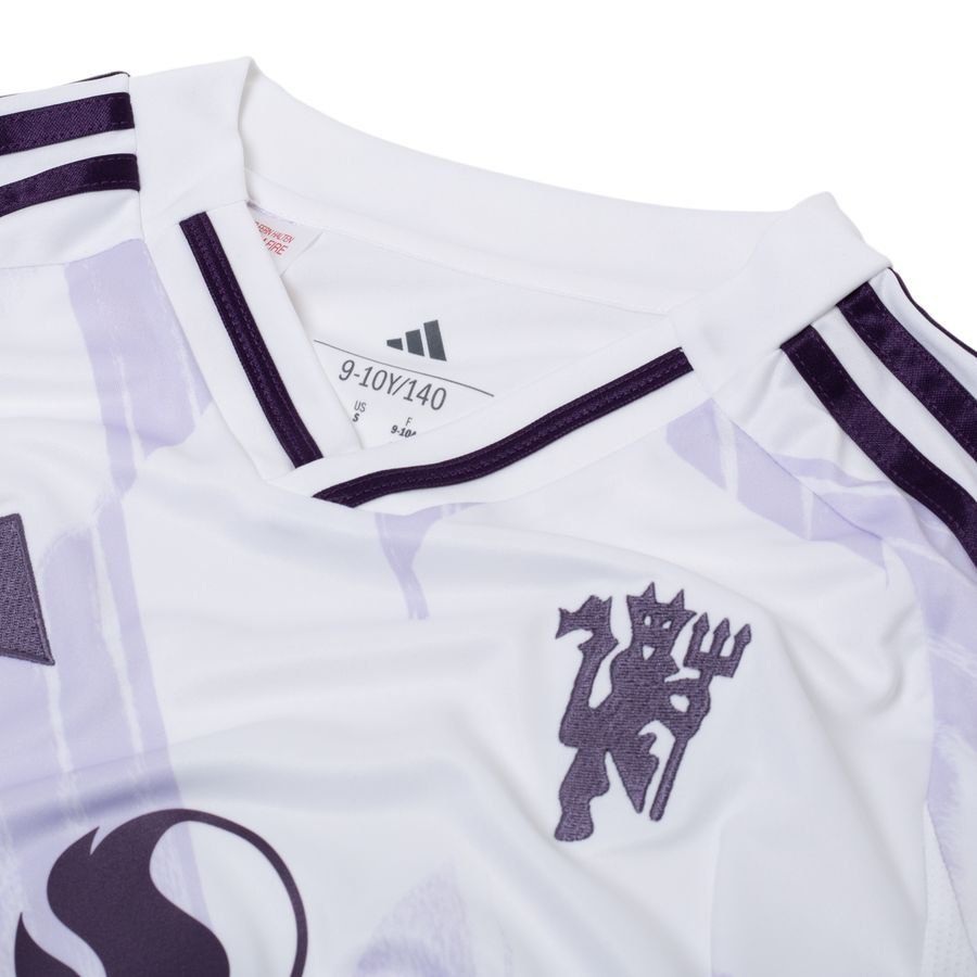 Manchester United Away Shirt 2025/26 Kids Long Sleeves