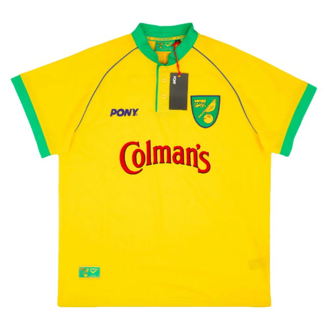 1997-1999 Norwich Home Anti-Odor - Trendy Football Shirt Adults #79241