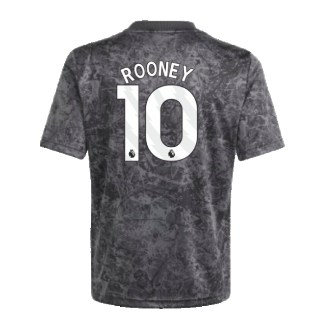 Original Man Utd Rooney 10 2023 2023-2024 Man Utd Pre-Match Shirt (...