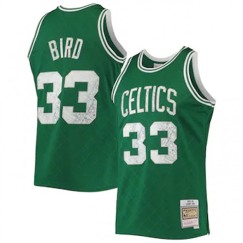 Boston Celtics Larry #33 Durable Design Team Jersey Modern Design