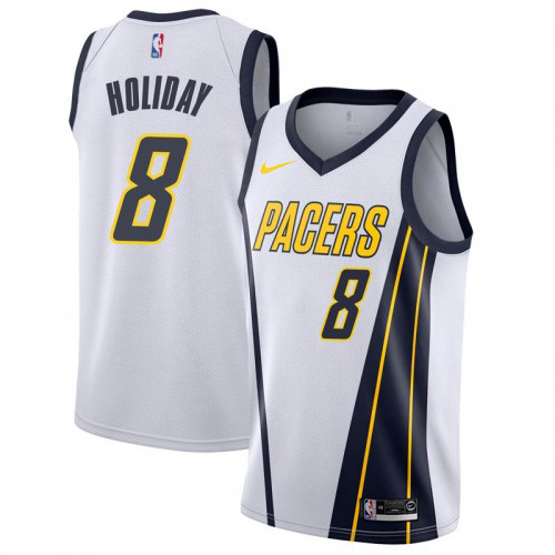 Nike Pacers White Indiana Pacers #8 Jersey - Budget-Friendly
