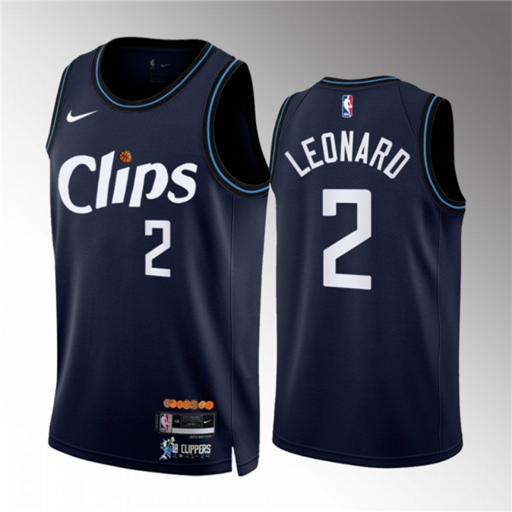 Jersey Kawhi Leonard2 - Navy City Edition - Fan Favorite