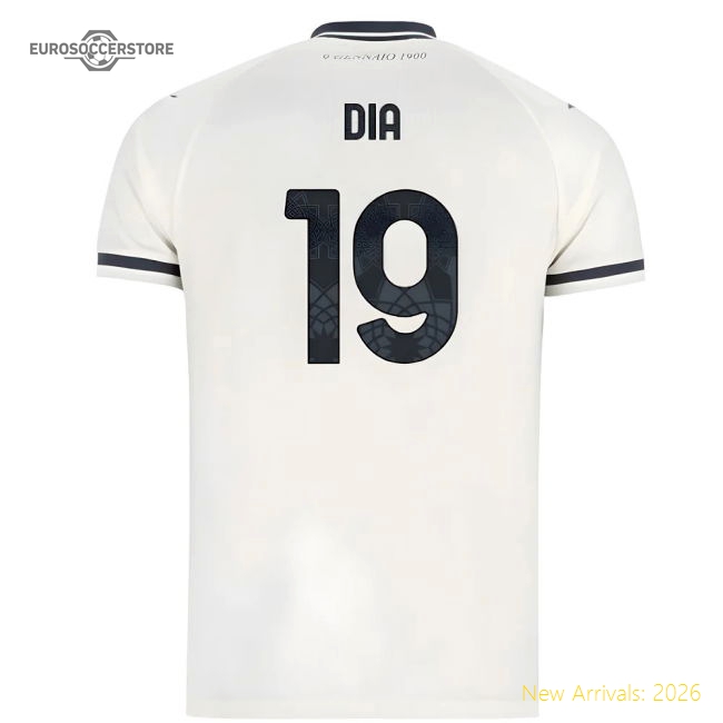 Lazio Serie A Dia Away Match-ready Jersey Kappa Kombat Quick-dry