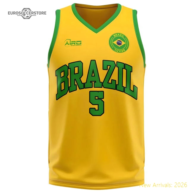 Football Brazil Jersey - Elite 2024-2025 Edition Comfort