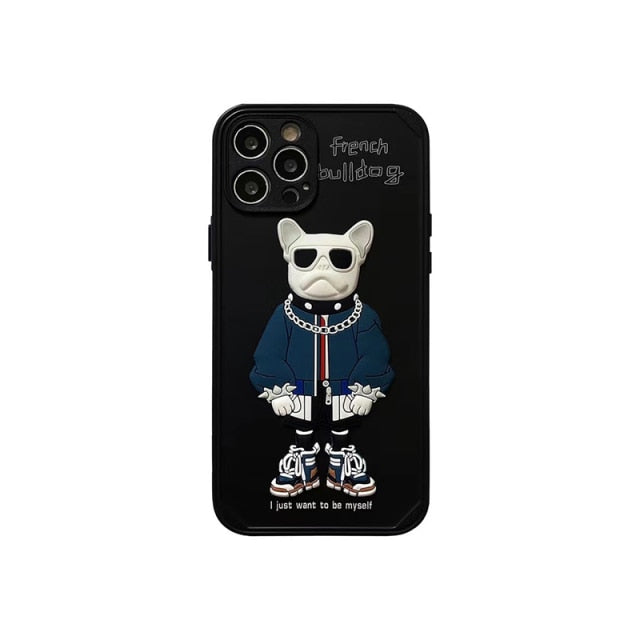 Cozy Durable Luxury 3d Frenchie Iphone Case (wj16) for Fashion Lovers
