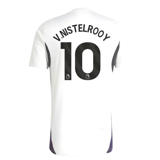 Durable Material Football Man Utd Training Jersey White V Nistelro...