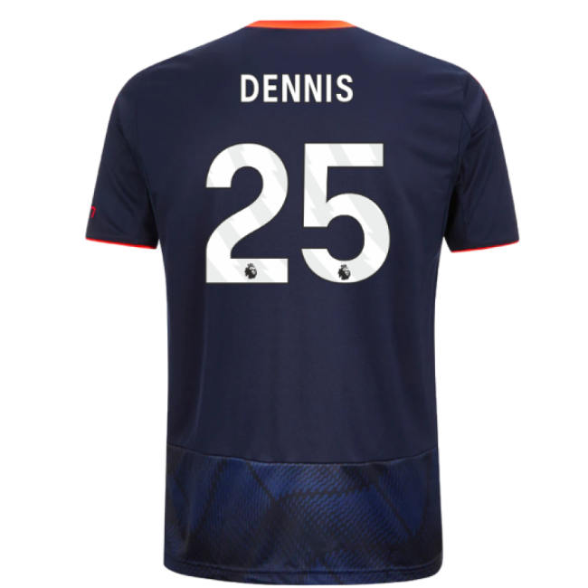 Latest Nottingham Forest Third Match Shirt 2025-2026 (Dennis 25)