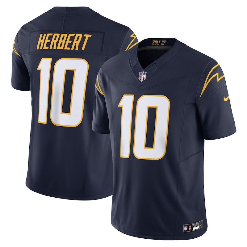 None Justin Herbert LA Chargers Genuine Team Spirit Wear Football Appa