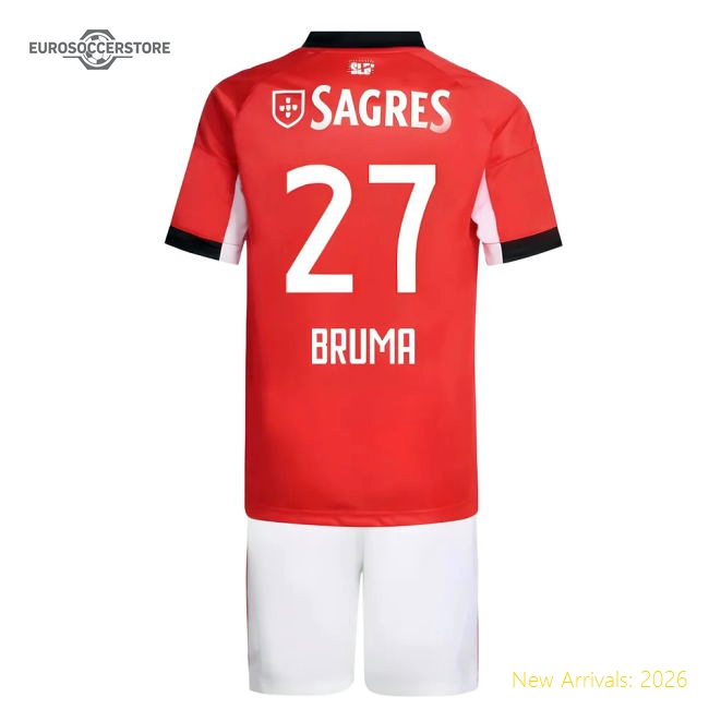 2025-2026 Benfica Home Youth Kit (Bruma 27)