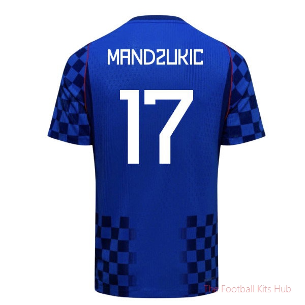 2026-2027 Croatia Aero-Fit Match Authentic Away Shirt (Mandzukic 17)