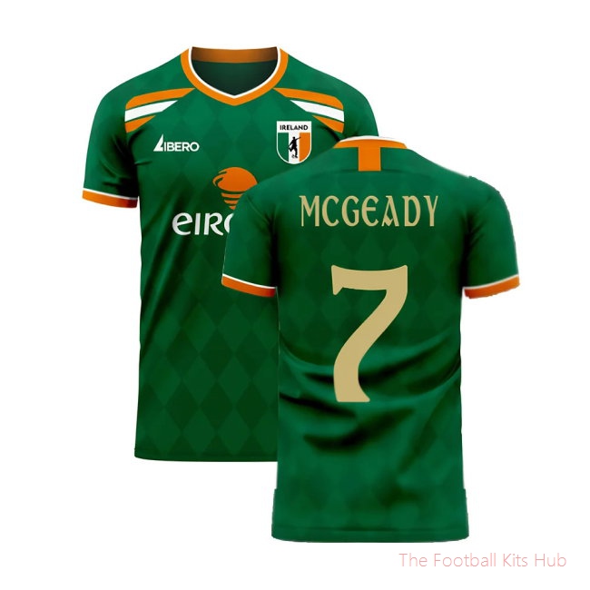 Ireland 2025-2026 Classic Concept Football Kit (Libero) (MCGEADY 7)