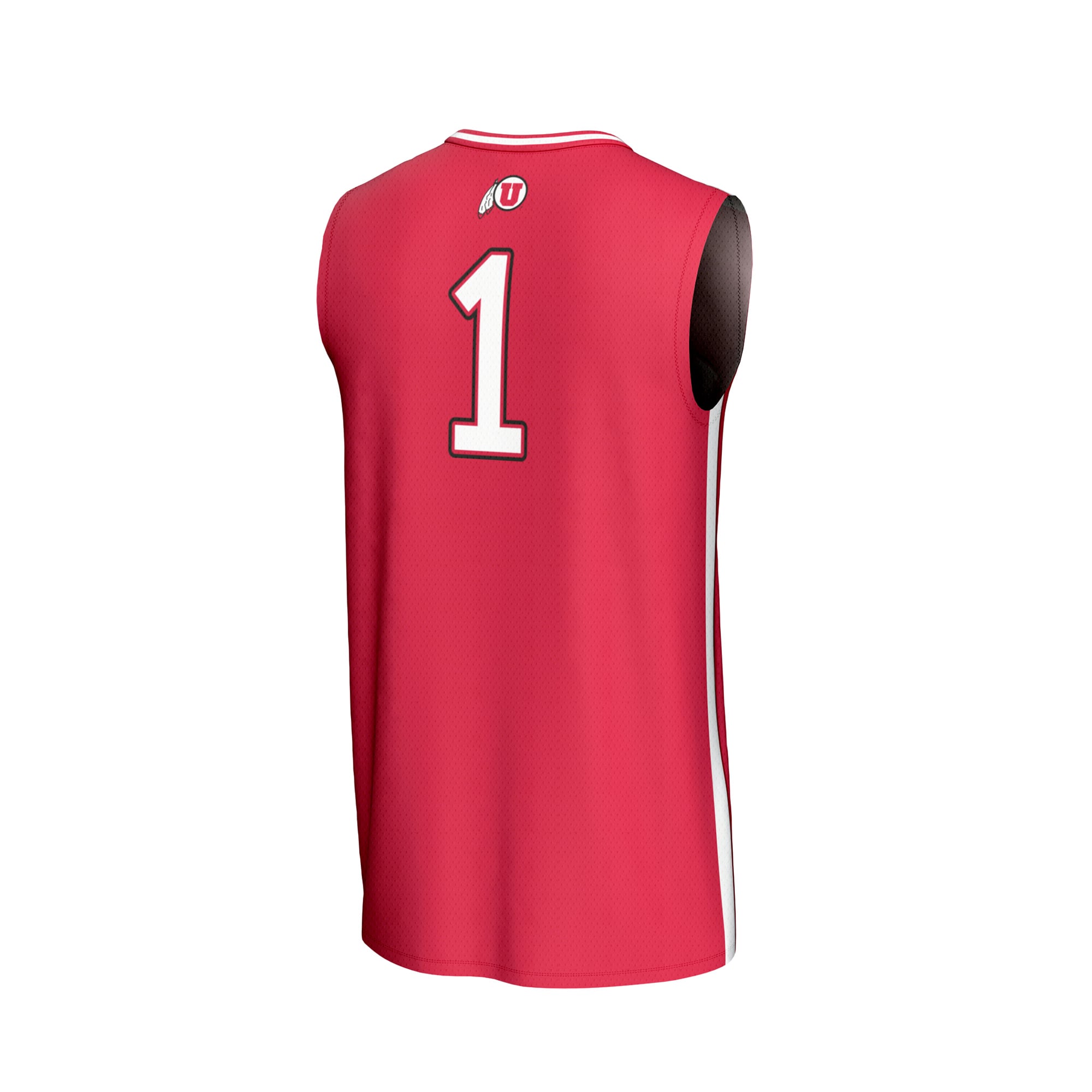#1 Utah Utes GameDay Greats Youth Lightweight Basketball Fashion Jersey - Red
