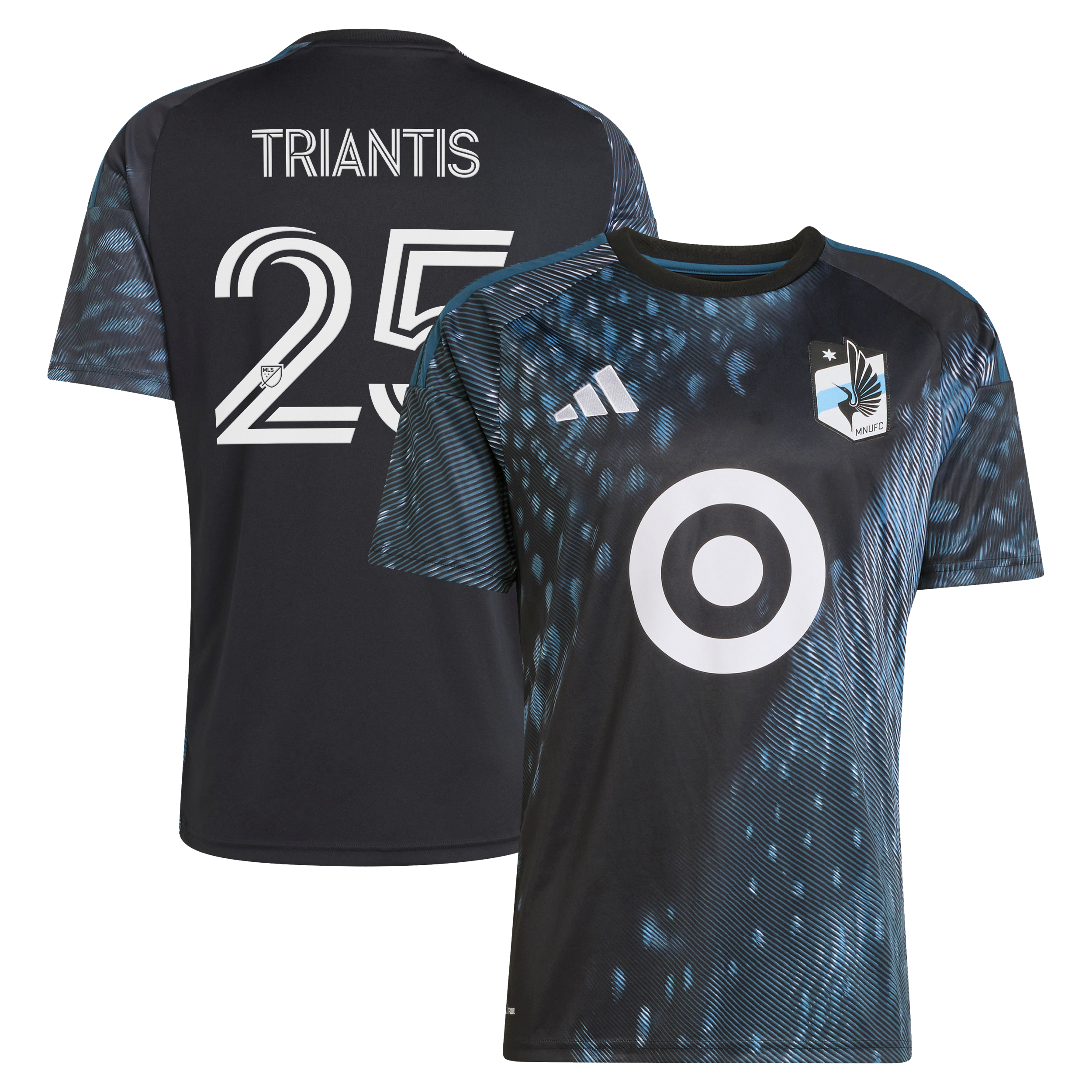 [SJH] Nectarios Triantis Minnesota United FC 2026 The Decade Kit Replica Jersey - Black