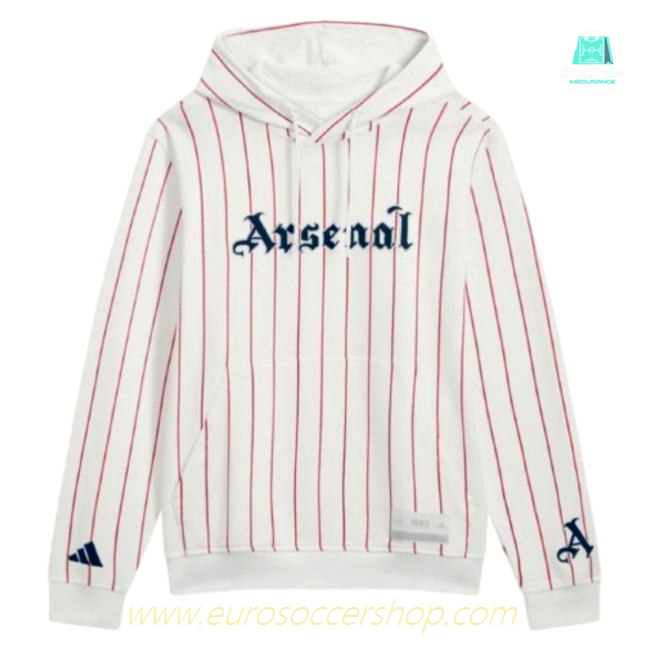 2025-2026 Arsenal AOP US Hoody (White)