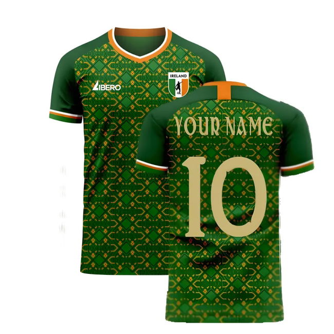 Ireland 2025-2026 Home Concept Football Kit (Libero) (Your Name)
