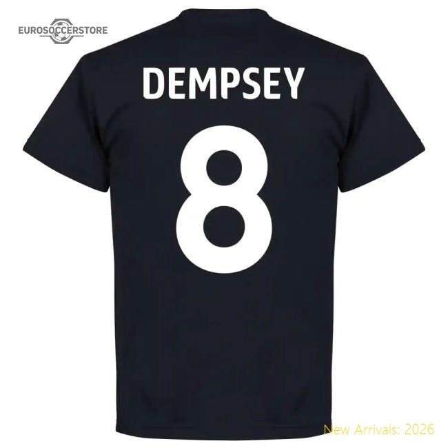 Stars And Stripes Clint Dempsey 8 Team T-shirt - Navy - Premium Collection
